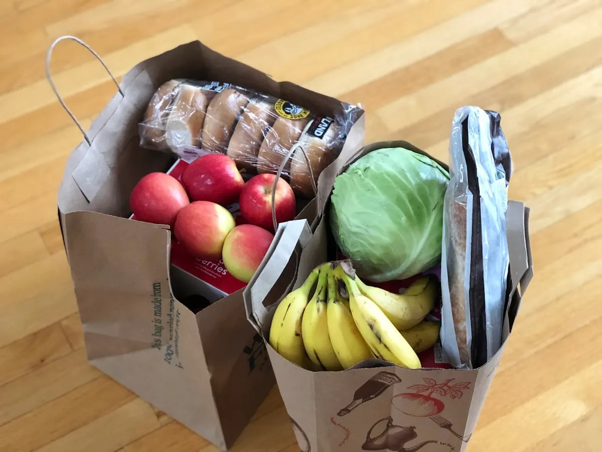 Bolsas de mercado listas para entrega